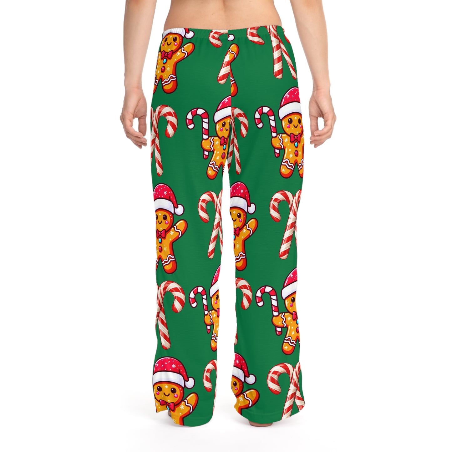 Gingerbread Candy Cane Pajama Pants