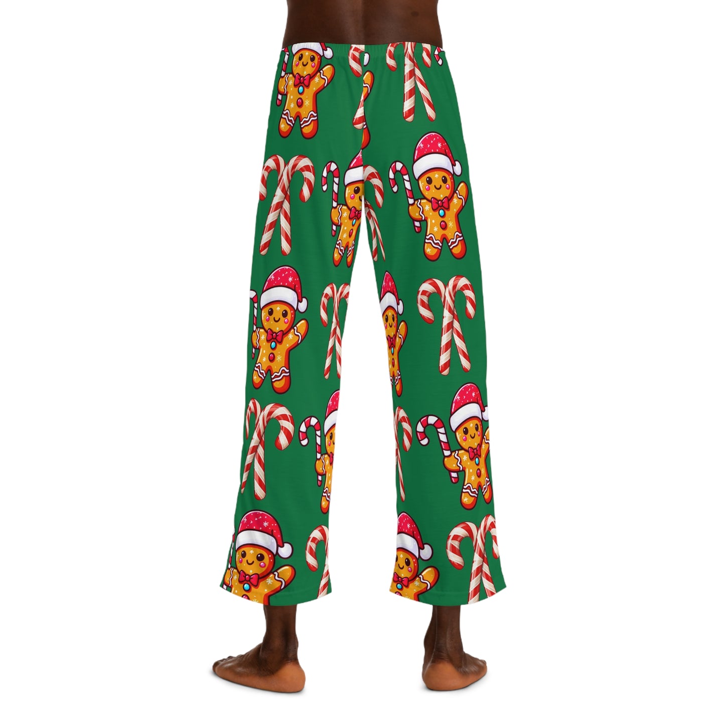 Gingerbread Candycane Men's Pajama