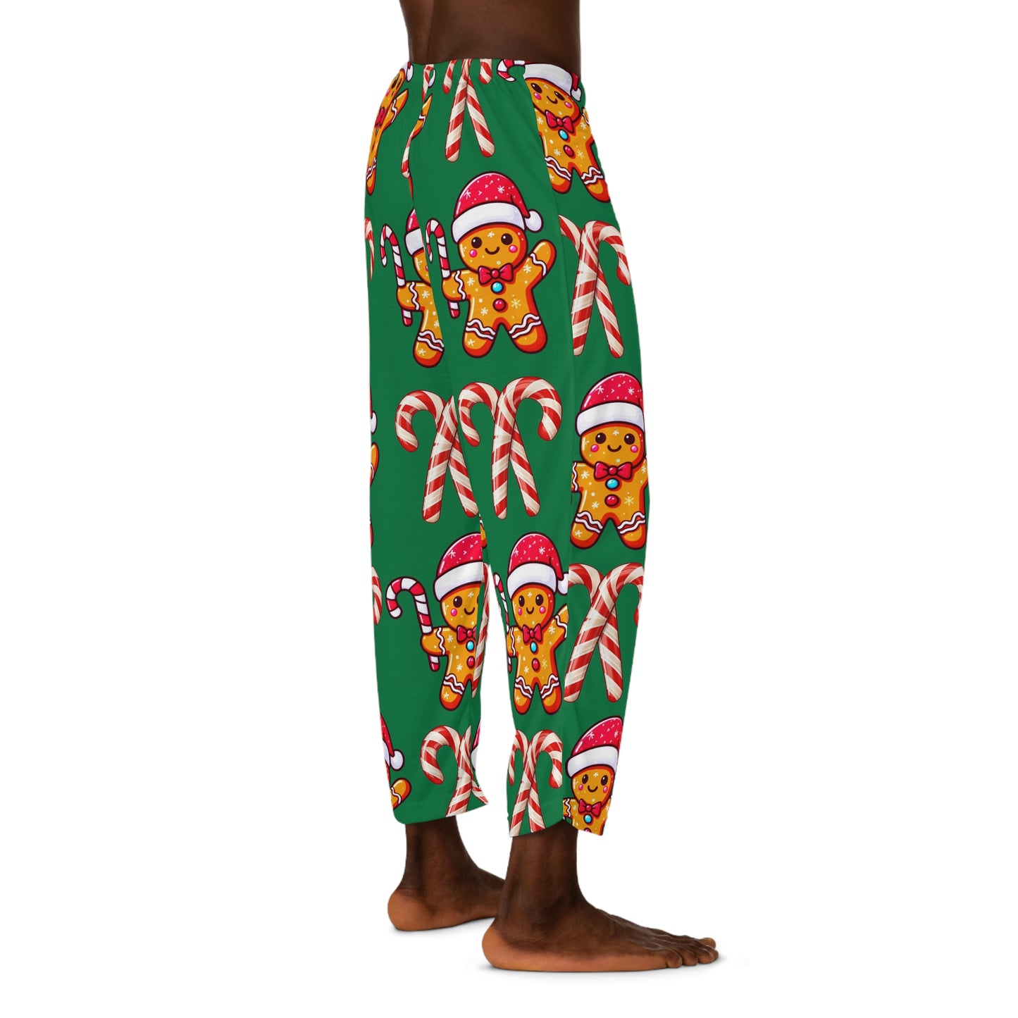 Gingerbread Candycane Men's Pajama