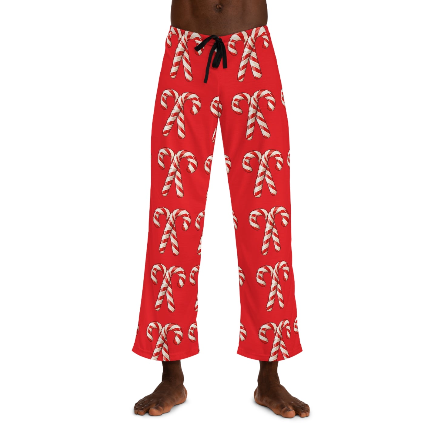 Men's Christmas Candy Cane Pajama Pants