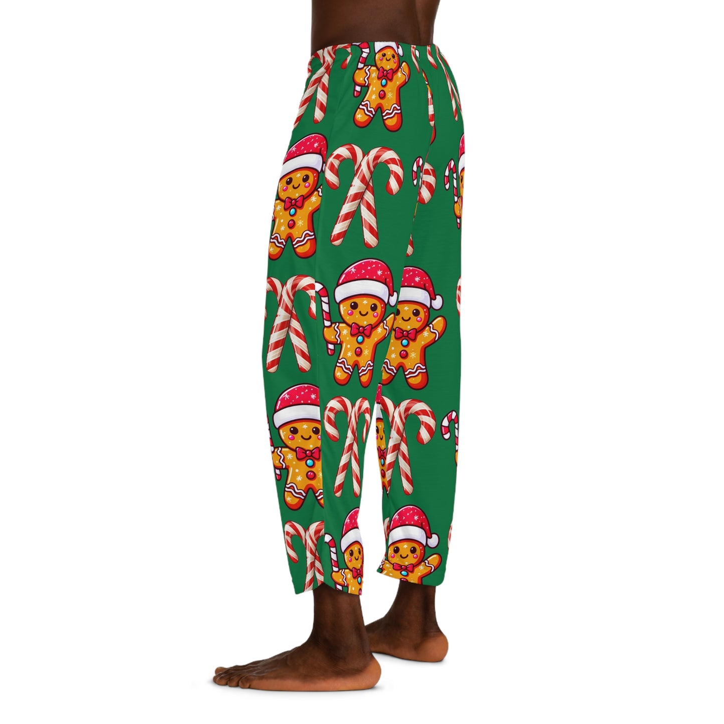 Gingerbread Candycane Men's Pajama