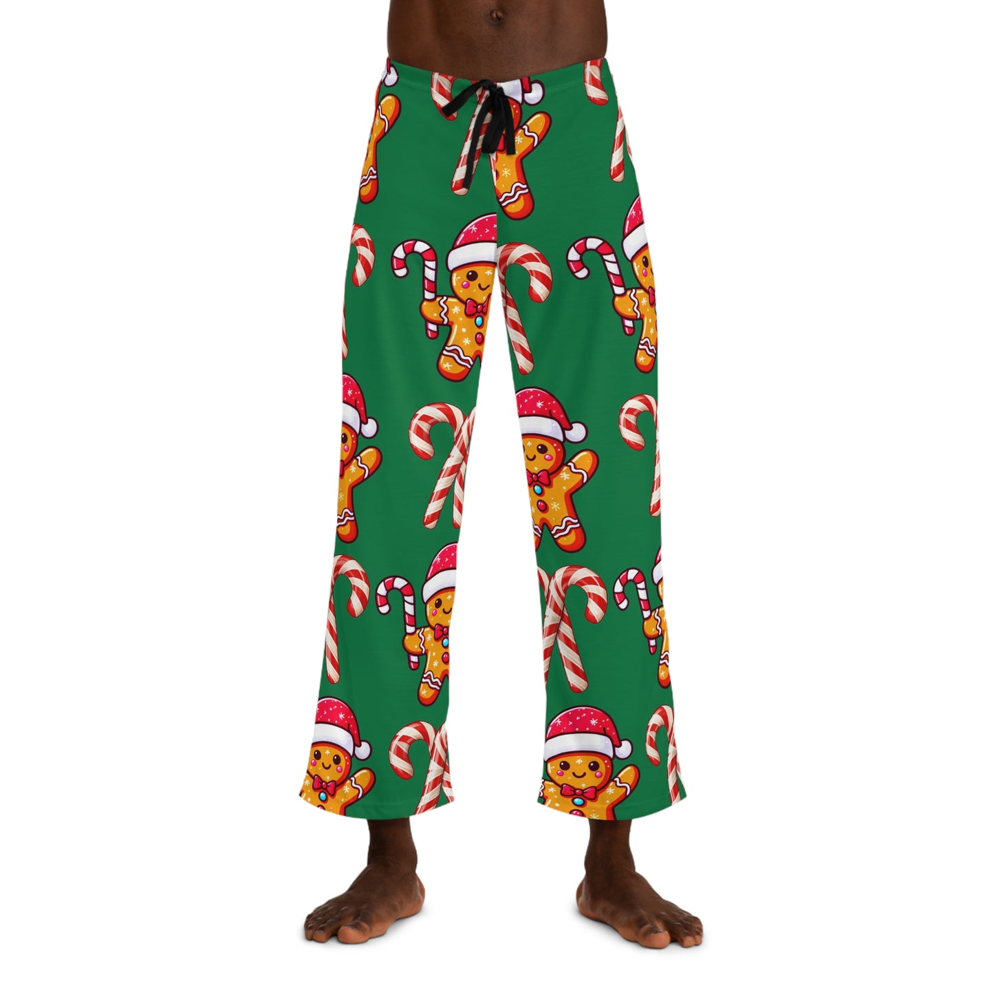 Gingerbread Candycane Men's Pajama