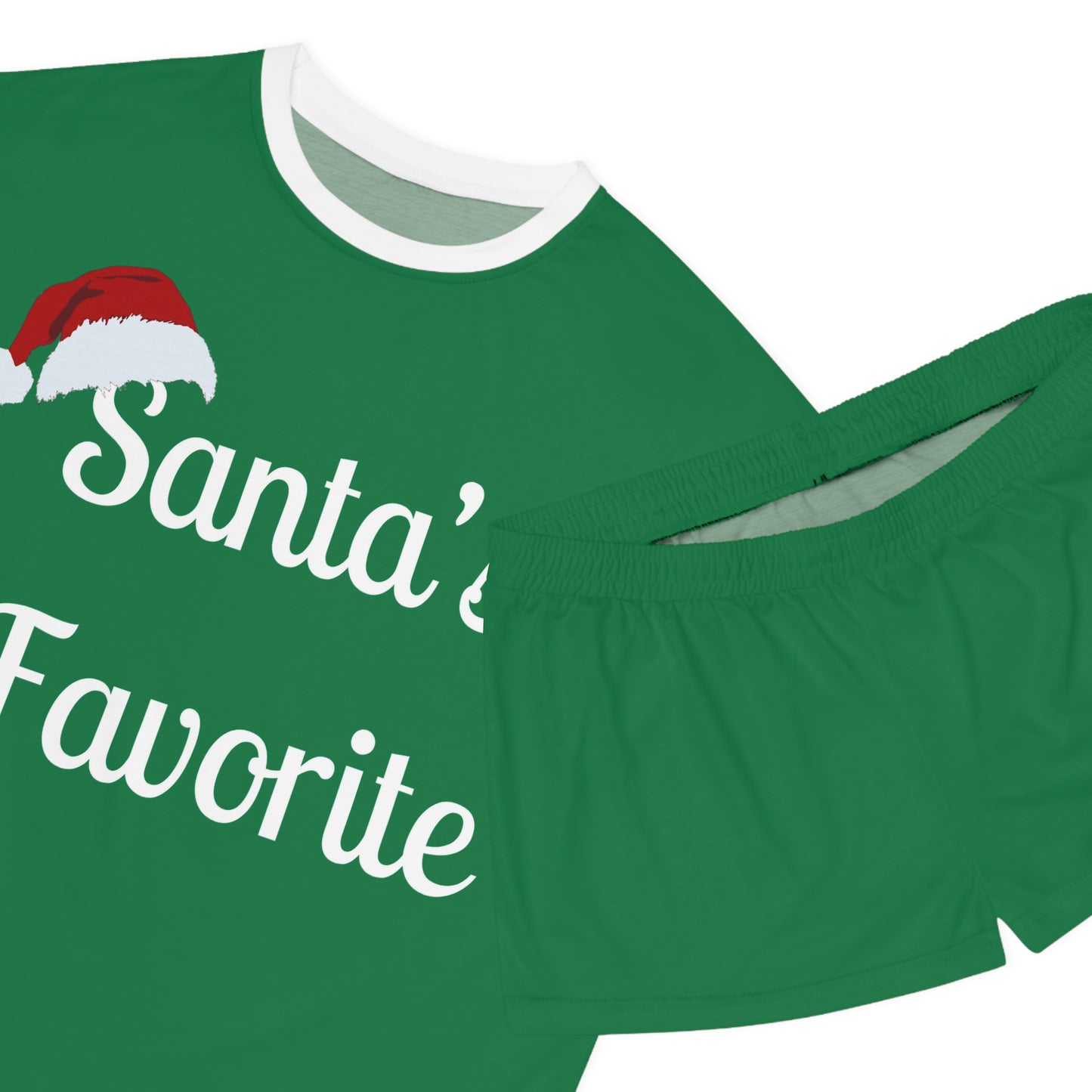 Women's Pajama Set - Santa's Favorite Short Set