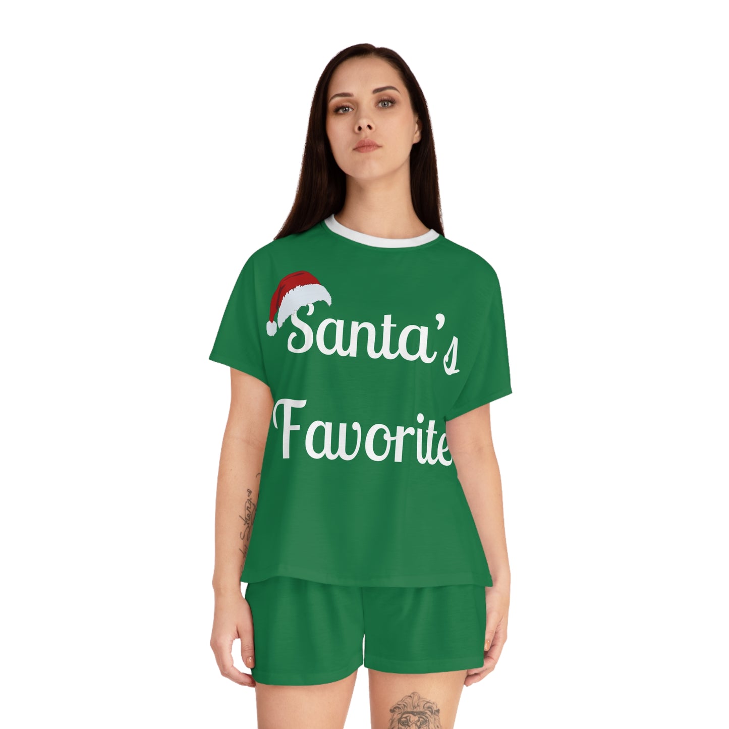 Women's Pajama Set - Santa's Favorite Short Set