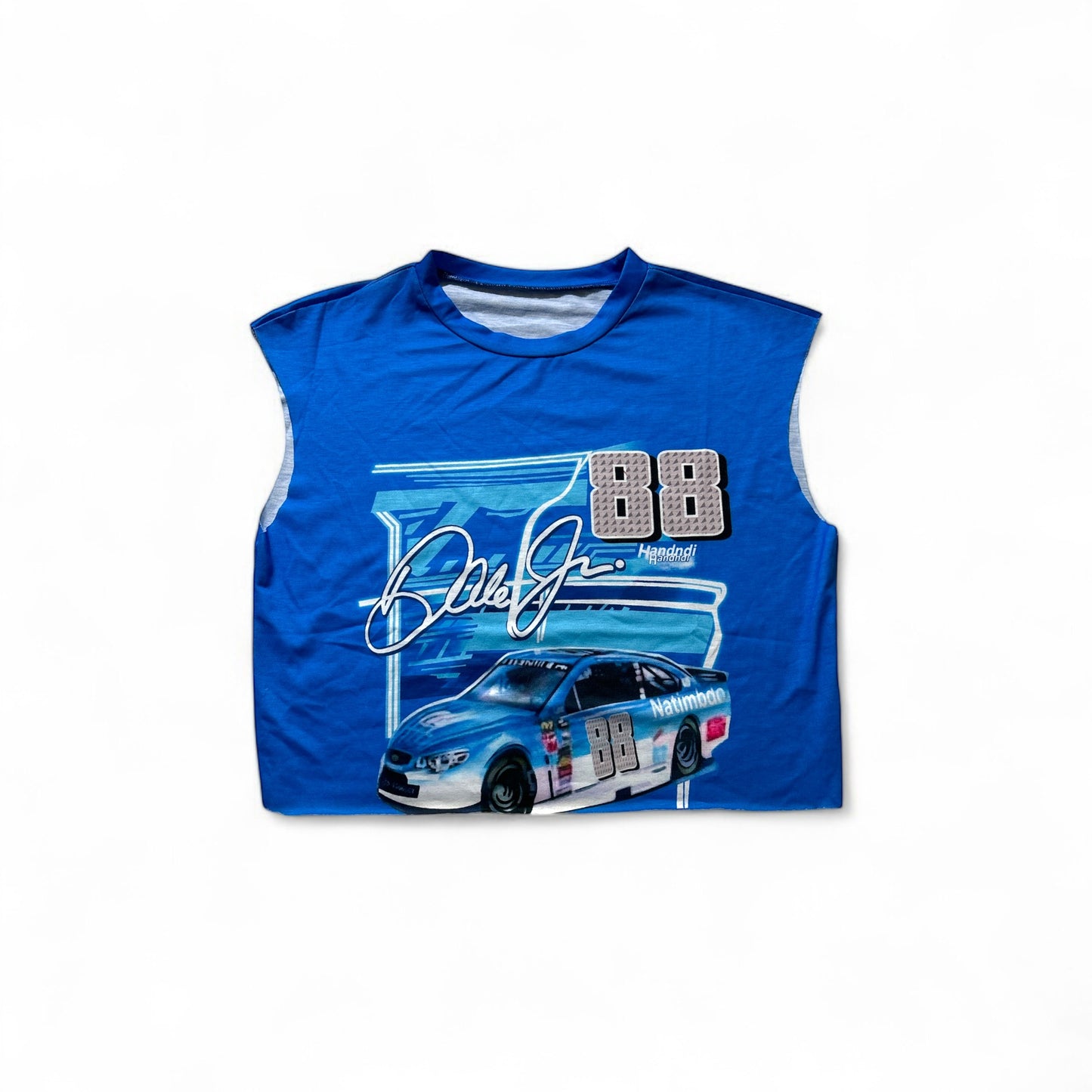 Graphic Race Car Sleeveless Tee: Rev Up Your Style